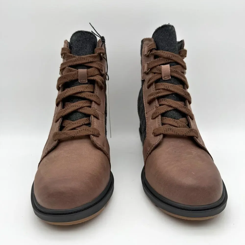 Sorel Womens Snow Angel Winter Boots US 9 Grey Suede Waterproof Insulated NIB